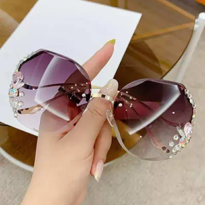 Sunglass For Women Rimless Retro Classic Design